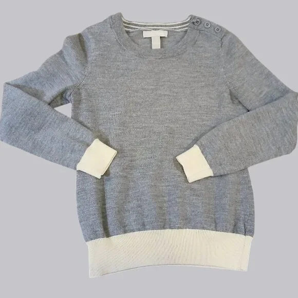 BANANA REPUBLIC Merino Wool Crew Neck Sweater S - EUC - Picture 6 of 7